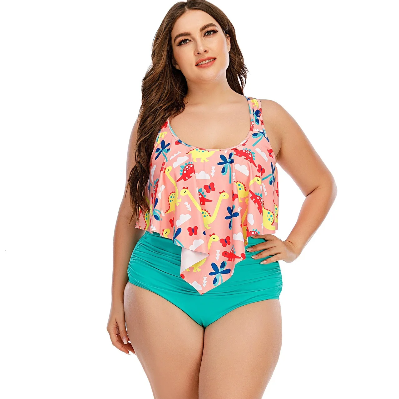 Женский раздельный купальник с открытой спиной, большие размеры
Женский раздельный купальник с открытой спиной, большие размеры