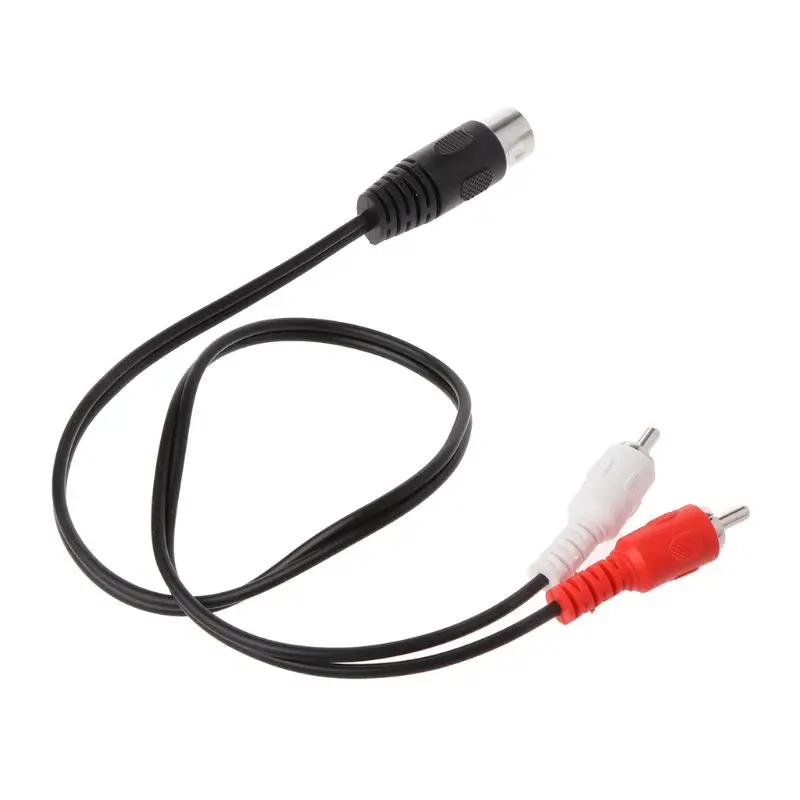 0 5 м/1 м 5-контактный разъем для разъема Din к 2 RCA видеоадаптера провод шнур