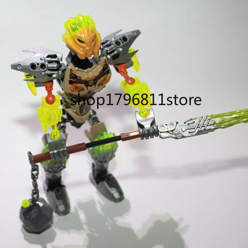 XSZ 610 2 Pohatu Uniter of Stone BionicleMask светильник Bionicle Building Block|Блочные конструкторы| |