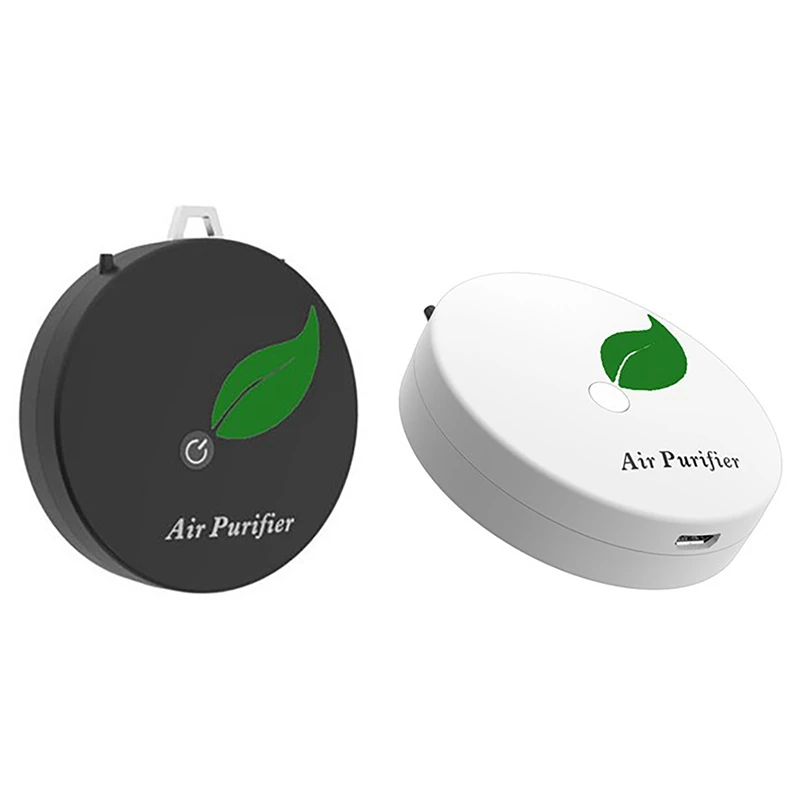 2 Set Mini Portable Air Purifier Wearable Air Purifier Necklace USB Air Cleaner Travel-Size Purifier, Black & White
2 Set Mini Portable Air Purifier Wearable Air Purifier Necklace USB Air Cleaner Travel-Size Purifier, Black & White