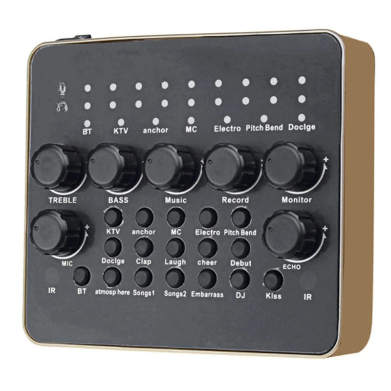 V10 External Sound Card for Headset Mic Mobile Phone Computer USB Port Recording Mixer for Live Broadcast K Song
V10 External Sound Card for Headset Mic Mobile Phone Computer USB Port Recording Mixer for Live Broadcast K Song