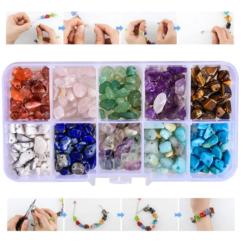 Natural Gravel Rock Beads Chunked Freedom Stone Pieces Multicolored Loose Beads for Jewelry Assemble Decor Suit 094B
Natural Gravel Rock Beads Chunked Freedom Stone Pieces Multicolored Loose Beads for Jewelry Assemble Decor Suit 094B