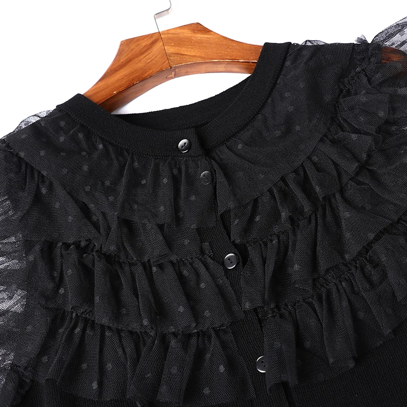 Summer Women Fashion 2 Pieces Set Elegant Sleeveless Knitted Tops Blouses+Embroidery Ruffles Mesh Skirt Lady Two-piece Sets Slim
Summer Women Fashion 2 Pieces Set Elegant Sleeveless Knitted Tops Blouses+Embroidery Ruffles Mesh Skirt Lady Two-piece Sets Slim