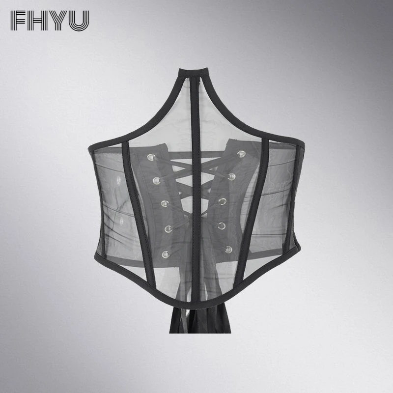 FHYU The New Sexy Women Solid Color Net Yarn Underbust Corset S-L High Quality Fashion Slim Female Bandage Girdle Waist Clip
FHYU The New Sexy Women Solid Color Net Yarn Underbust Corset S-L High Quality Fashion Slim Female Bandage Girdle Waist Clip