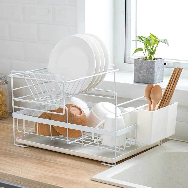 Japanese Ironwork Tableware Storage Dish Rack Multifunctional Kitchen Storage Rack 
Japanese Ironwork Tableware Storage Dish Rack Multifunctional Kitchen Storage Rack