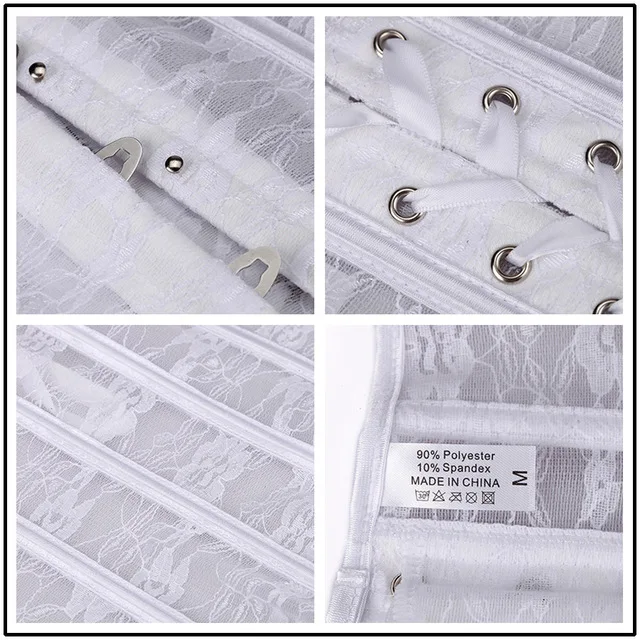 Steel Bones Women Corset Underbust Gothic Corset Top Curve Shaper Modeling Strap Lace Corsets Ultra Summer thin Corsets
Steel Bones Women Corset Underbust Gothic Corset Top Curve Shaper Modeling Strap Lace Corsets Ultra Summer thin Corsets