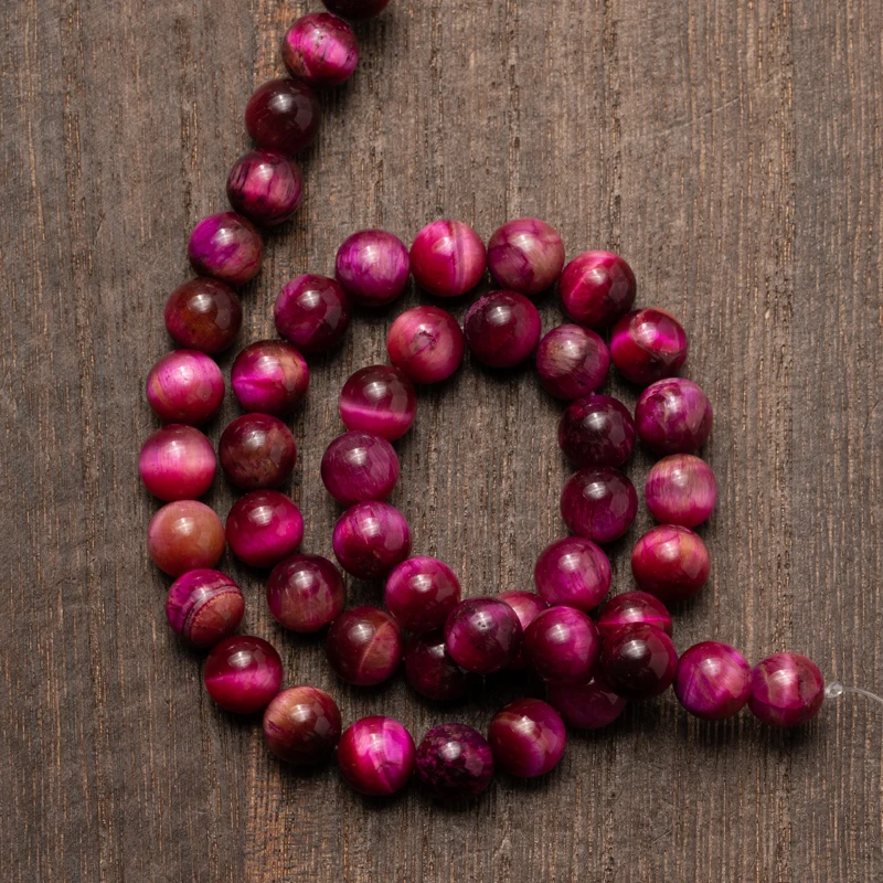 Wholesale Magenta Rose Tiger Eye Natural Stone Beads Round Loose Beads for Jewelry Making 6 8 10 12mm DIY Bracelet Necklace
Wholesale Magenta Rose Tiger Eye Natural Stone Beads Round Loose Beads for Jewelry Making 6 8 10 12mm DIY Bracelet Necklace