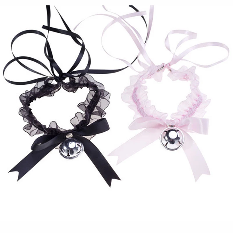 New Adjustable Lace Choker with Bell Sweet Cute Gothic Choker Necklaces Collar for Women Girls Detachable Cosplay Party Jewelry
New Adjustable Lace Choker with Bell Sweet Cute Gothic Choker Necklaces Collar for Women Girls Detachable Cosplay Party Jewelry