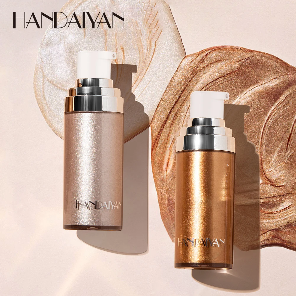 HANDAIYAN Body Liquid Glitter Highlighter Face Makeup Highlight Shimmer Shine Glow Cream Corrector 20ML Bronzer Gel Cosmetics
HANDAIYAN Body Liquid Glitter Highlighter Face Makeup Highlight Shimmer Shine Glow Cream Corrector 20ML Bronzer Gel Cosmetics