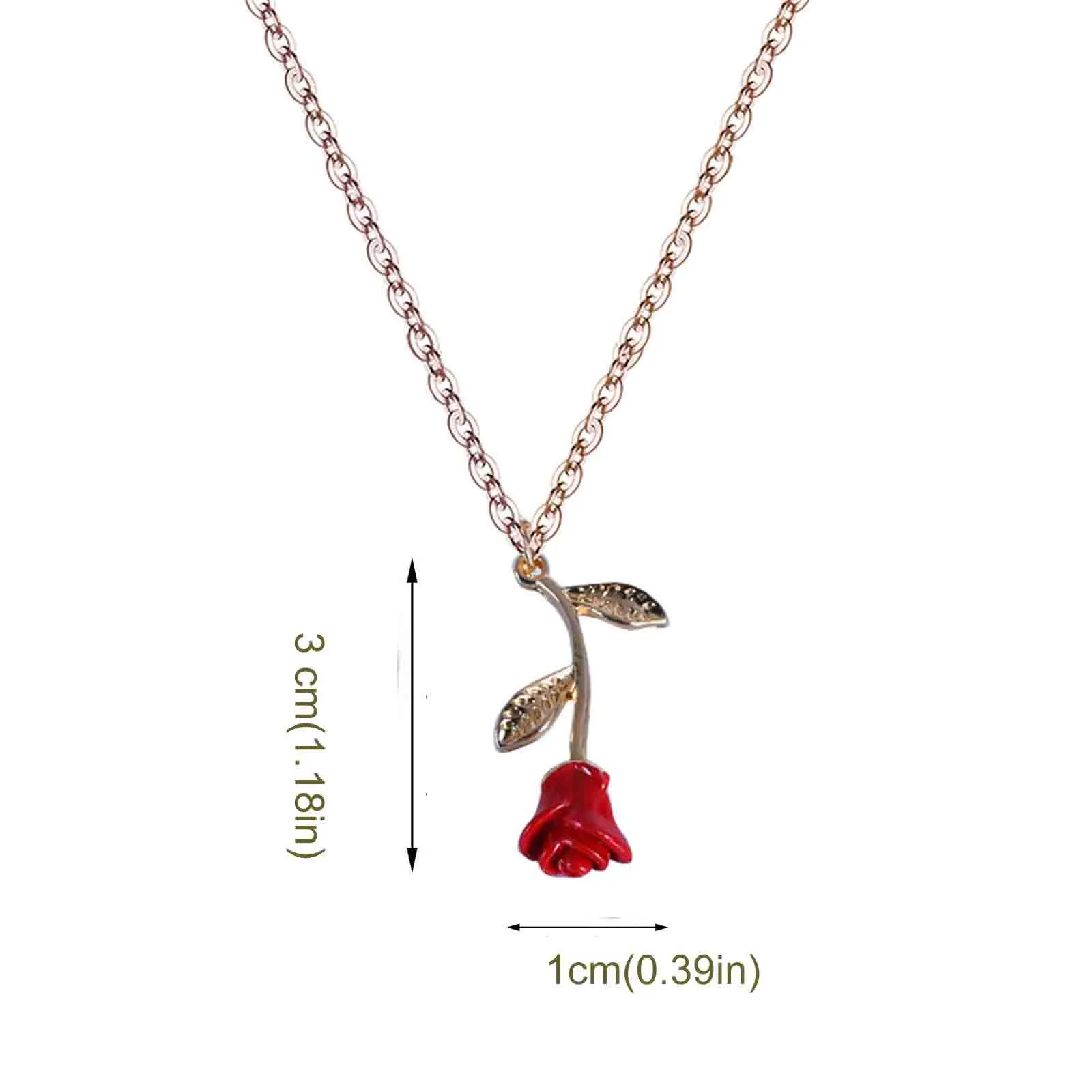 Three-dimensional oil drop red rose pendant necklace for women jewelry necklace for women 2021
Three-dimensional oil drop red rose pendant necklace for women jewelry necklace for women 2021