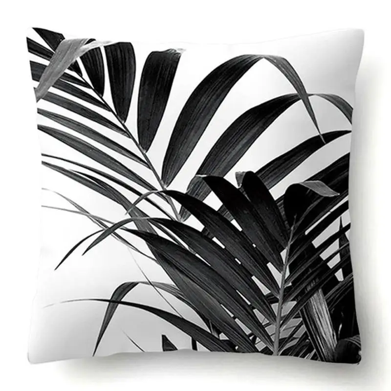 Nordic Decoration Home Tropical Decoration Cushion Cover Pillow Black White Plant Leaves Decor for Home Throw Pillow Wholesale
Nordic Decoration Home Tropical Decoration Cushion Cover Pillow Black White Plant Leaves Decor for Home Throw Pillow Wholesale