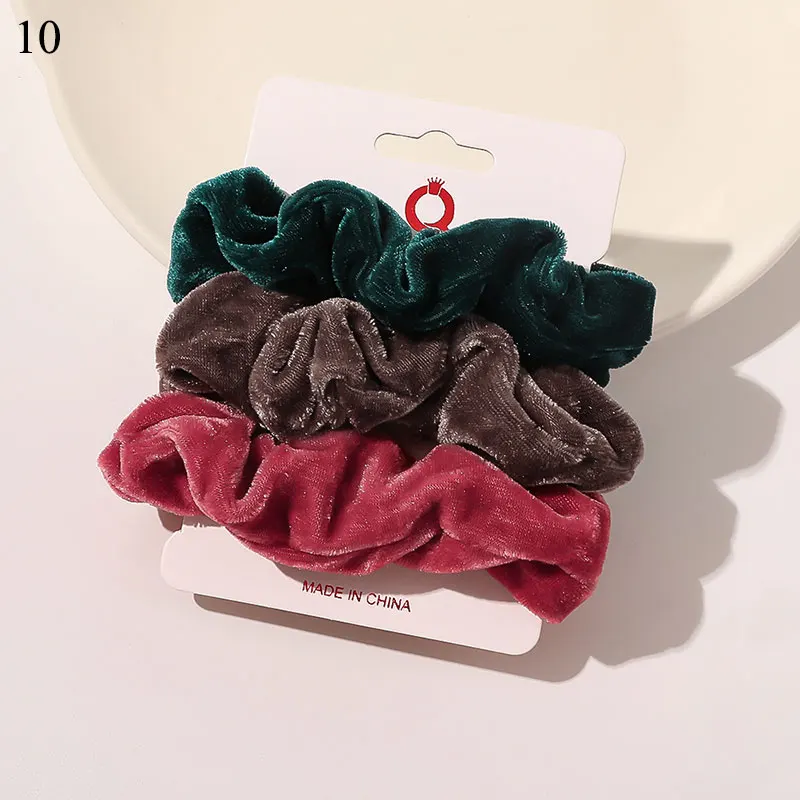 3PCS Vintage Velvet Scrunchie Solid Color Set Elastic Hair Bands Headband Ponytail Holder Ties Rope Hair Accessories Gift
3PCS Vintage Velvet Scrunchie Solid Color Set Elastic Hair Bands Headband Ponytail Holder Ties Rope Hair Accessories Gift