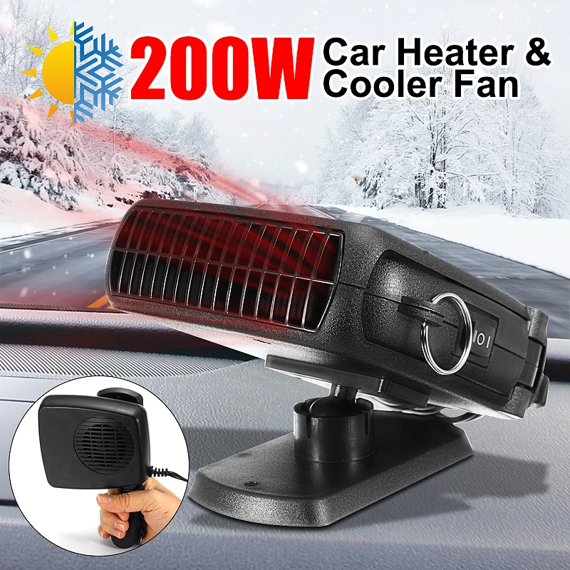 12V/24V 200W Portable Auto Car Heater Fan Air Cooler Windscreen Demister Defroster Heating Fan
12V/24V 200W Portable Auto Car Heater Fan Air Cooler Windscreen Demister Defroster Heating Fan