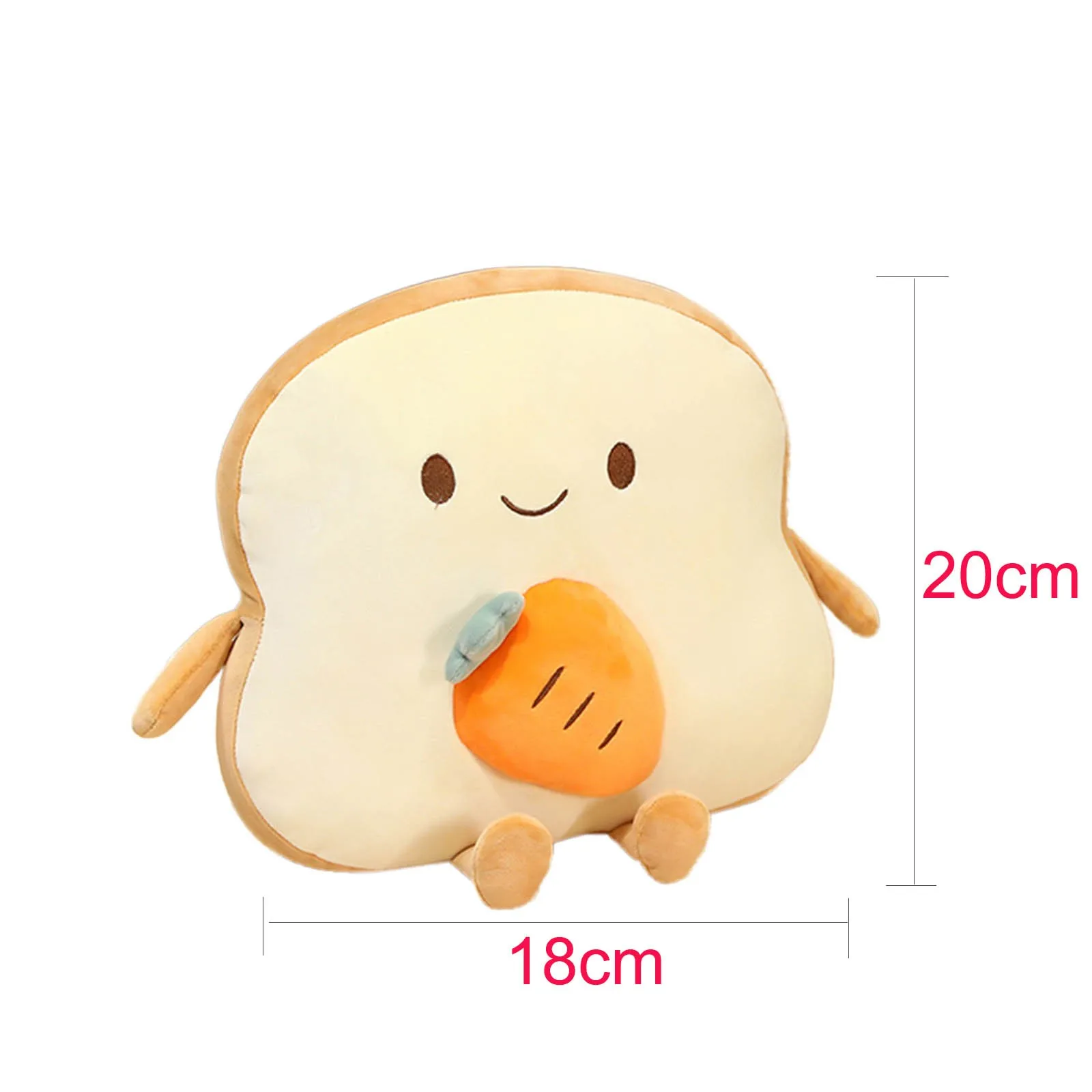 Creative Toast Sliced Bread kawaii Toy Kinds Combining Fruits Animals Cute Smile Figured Food Pillow with Legs Arms Gift
Creative Toast Sliced Bread kawaii Toy Kinds Combining Fruits Animals Cute Smile Figured Food Pillow with Legs Arms Gift