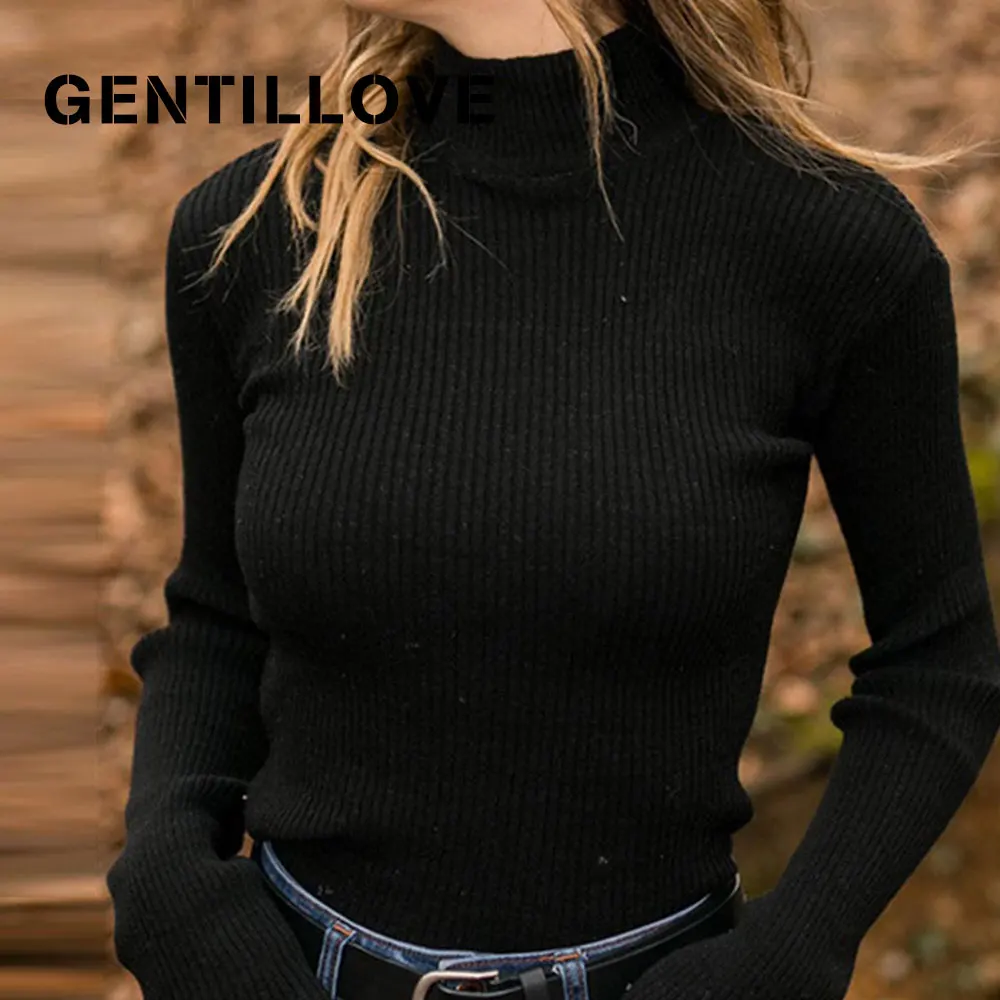 Gentillove Casual Solid Jumper Pullovers Women 2020 Autumn Winter Vintage Turtleneck Knitted Sweater Oversized Tops Knitting
Gentillove Casual Solid Jumper Pullovers Women 2020 Autumn Winter Vintage Turtleneck Knitted Sweater Oversized Tops Knitting