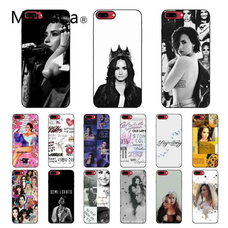 Чехол Деми Lovato Stay strong для iphone 11 12 Pro XS MAX XR 8 7 6 Plus 5 5S SE 12mini|Бамперы| |