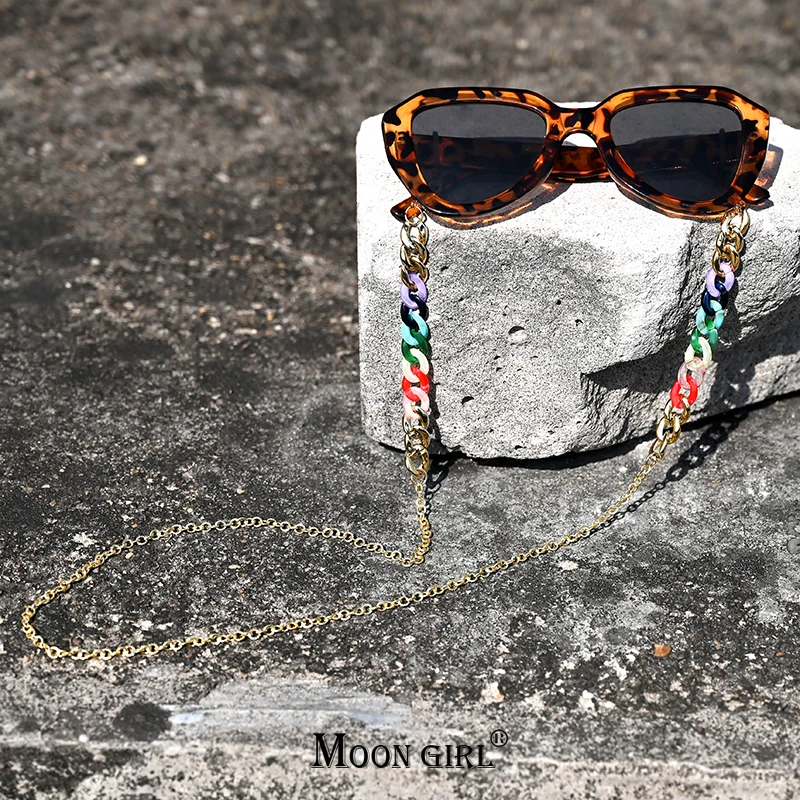 Women's Acrylic Glasses Chains Accessories Eyeglass Lanyard Neck Gold Chain Hang Mask Holder Fashion Strap Sunglasses Chain
Women's Acrylic Glasses Chains Accessories Eyeglass Lanyard Neck Gold Chain Hang Mask Holder Fashion Strap Sunglasses Chain