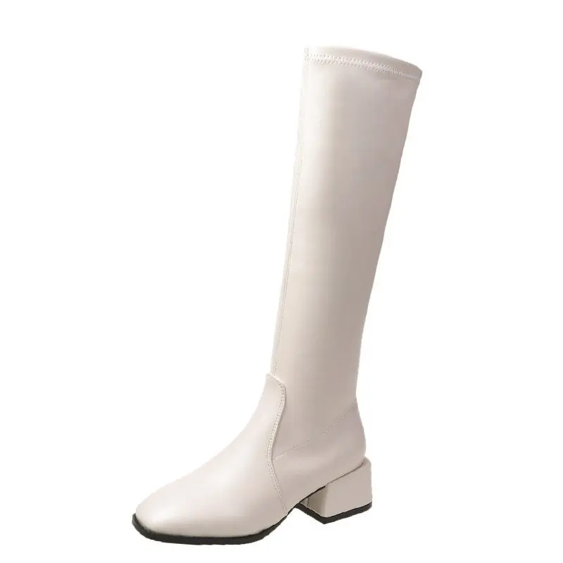 High Quality Hot Sale Boots Women 2020 New Square Toe Martin Boots British Style But Knee-side Zipper High-top Women's Boots 
High Quality Hot Sale Boots Women 2020 New Square Toe Martin Boots British Style But Knee-side Zipper High-top Women's Boots