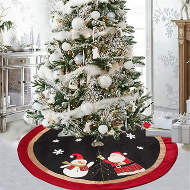 120cm Christmas Ornaments Tree Dress Carpet Santa Snowman Embroidered Style Xmas Gift Cartoon Round Carpet New Year Home
120cm Christmas Ornaments Tree Dress Carpet Santa Snowman Embroidered Style Xmas Gift Cartoon Round Carpet New Year Home