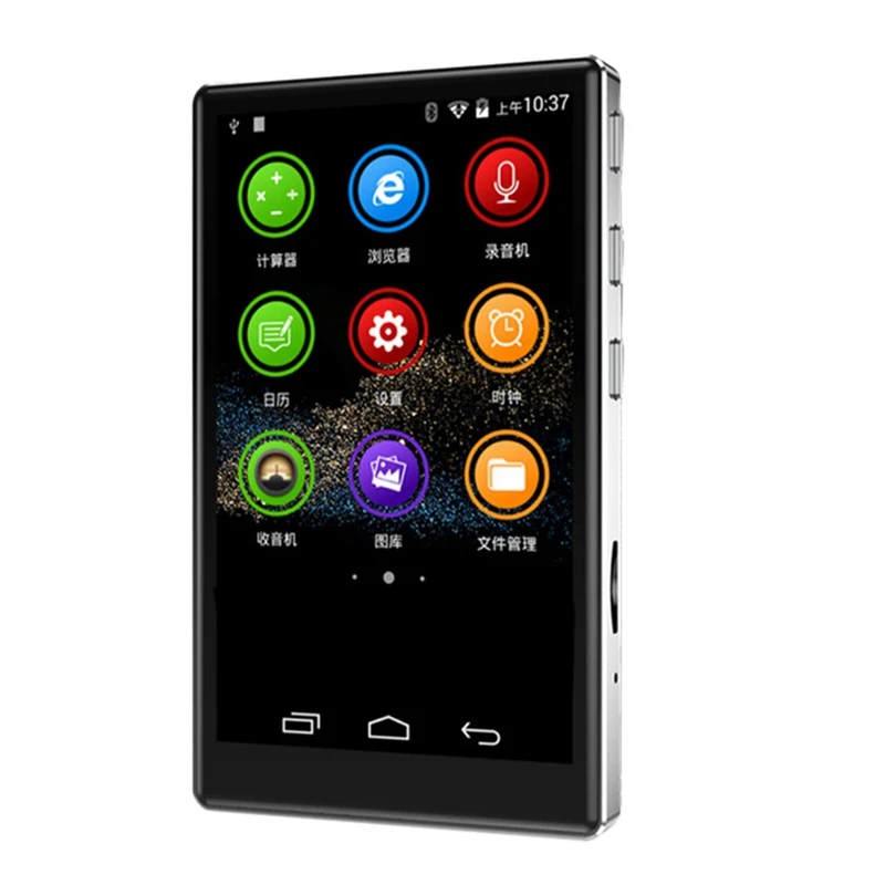 Популярный 4 дюймовый Full Screen HD MP4 плеер WiFi Android 6 0 MP3/4 2 + 16 Гб Bluetooth 5 контактный