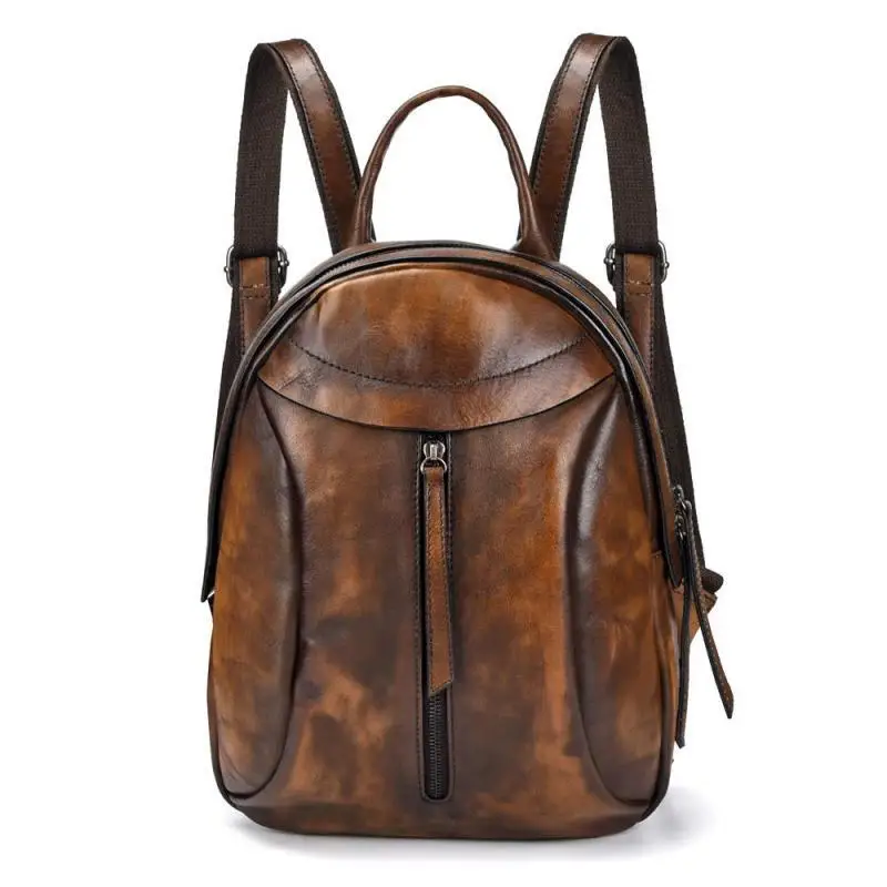 High Quality Genuine Leather Large Capacity Women Backpack 2021 New Vintage Solid Color Cowhide Casual Travel Backpack
High Quality Genuine Leather Large Capacity Women Backpack 2021 New Vintage Solid Color Cowhide Casual Travel Backpack