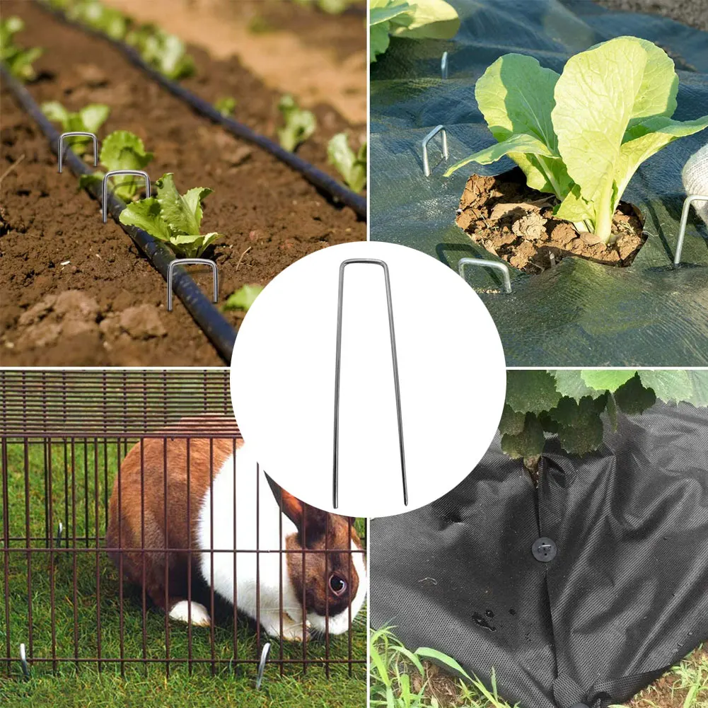 U-Nail Garden Lawn Fixing Nail Shading Net Fixed Pegs Netting U-Shape Tarpaulin Fixing Nail 50 Nails And 50 Gaskets Tool
U-Nail Garden Lawn Fixing Nail Shading Net Fixed Pegs Netting U-Shape Tarpaulin Fixing Nail 50 Nails And 50 Gaskets Tool