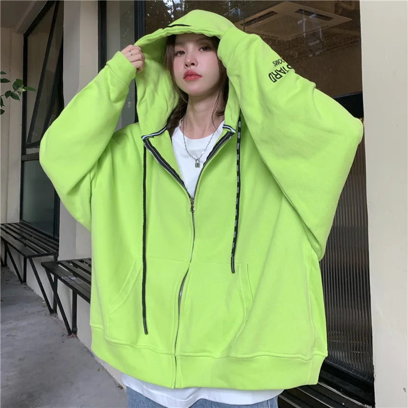 Autumn New Super Popular Cec Loose Korean Style Loose Versatile Coat Hooded Sweater Jum
Autumn New Super Popular Cec Loose Korean Style Loose Versatile Coat Hooded Sweater Jum