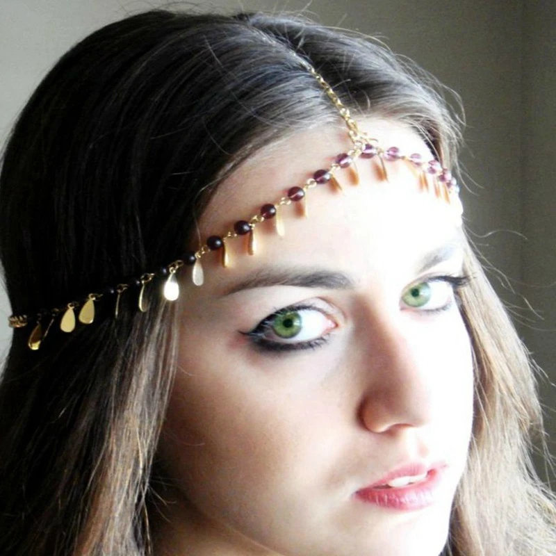 Vintage Bohemia Simulated Pearl Hair Jewelry For Women Gold Color Sequins Bridal Headband Fashion Wedding Hair Band Accessories
Vintage Bohemia Simulated Pearl Hair Jewelry For Women Gold Color Sequins Bridal Headband Fashion Wedding Hair Band Accessories