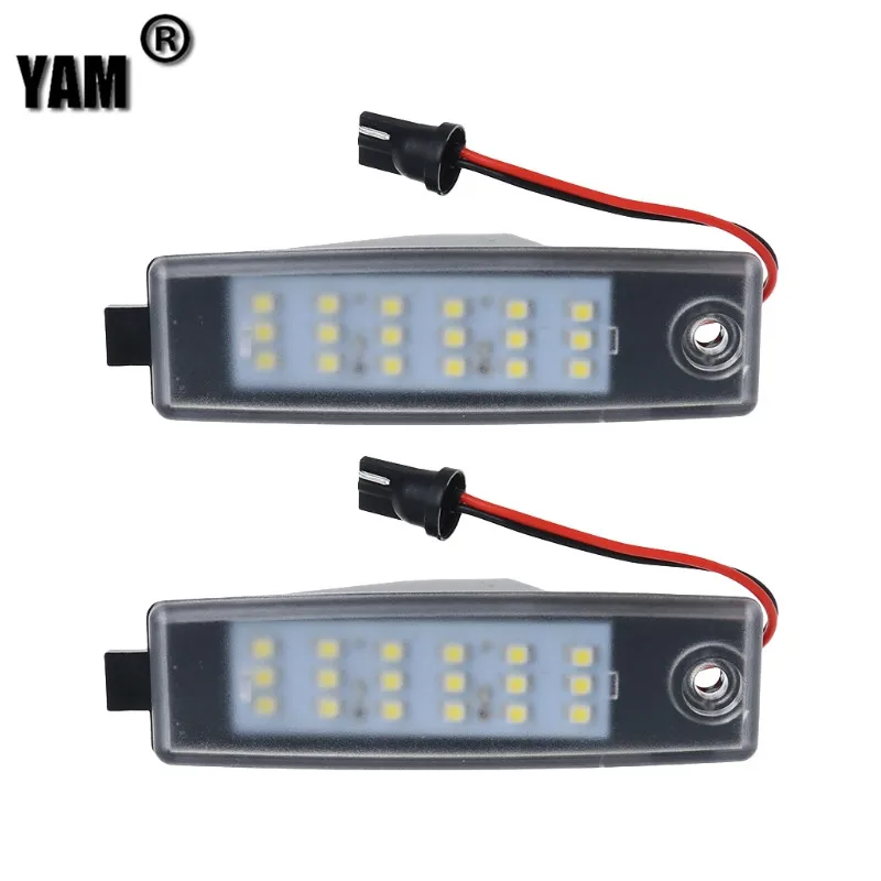 YAM 2Pcs 18 LED License Number Plate Light For Toyota HiAce 05-11 Rav 4 Vanguard dropshipping for | Автомобили и мотоциклы
