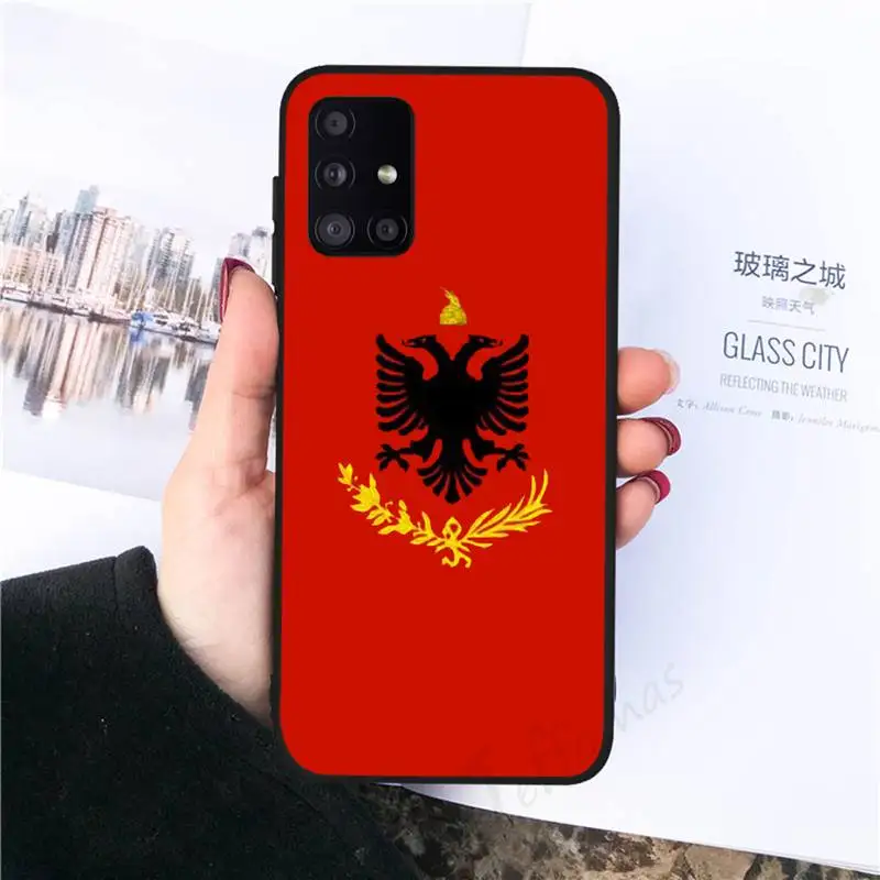 Albania flag eagle Phone Case for samsung galaxy s21 s20 fe s10 a51 a52 a71 a50 a12 a72 a21s a70 note 20 10 ultra plus funda
Albania flag eagle Phone Case for samsung galaxy s21 s20 fe s10 a51 a52 a71 a50 a12 a72 a21s a70 note 20 10 ultra plus funda