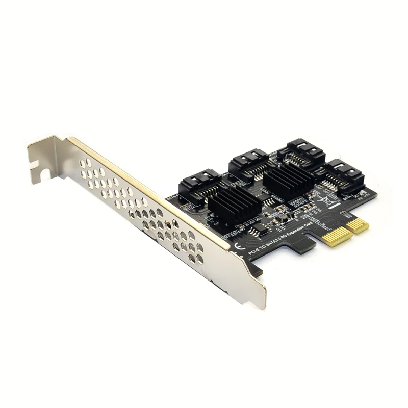 Новая плата PCIE-SATA, адаптер PCI-E, преобразователь PCI Express в SATA3.0, 4 порта SATA III 6G, плата расширения контроллера, адаптер IPFS
Новая плата PCIE-SATA, адаптер PCI-E, преобразователь PCI Express в SATA3.0, 4 порта SATA III 6G, плата расширения контроллера, адаптер IPFS