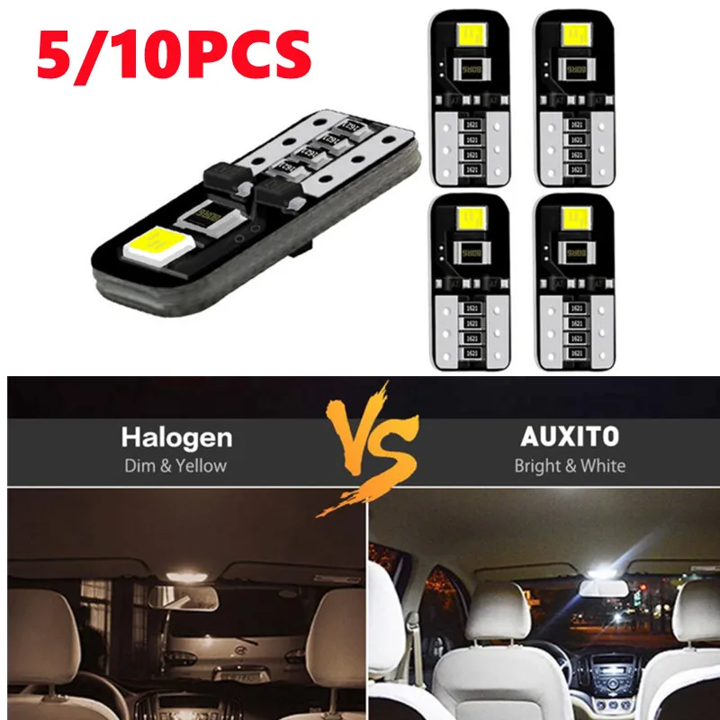 Светодиодные лампы T10 для салона автомобиля, 5/10 шт., для VW Golf, Polo, Passat, Scirocco, Tiguan, Skoda Octavia, аксессуары для сиденья автомобиля
Светодиодные лампы T10 для салона автомобиля, 5/10 шт., для VW Golf, Polo, Passat, Scirocco, Tiguan, Skoda Octavia, аксессуары для сиденья автомобиля