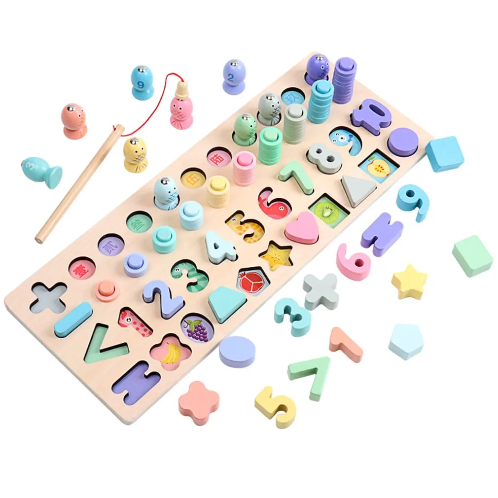 Kids Toys Montessori Educational Wooden Toys Geometric Shape Cognition Puzzle Toys Math Toys Early Educational Toys for Children
Kids Toys Montessori Educational Wooden Toys Geometric Shape Cognition Puzzle Toys Math Toys Early Educational Toys for Children
