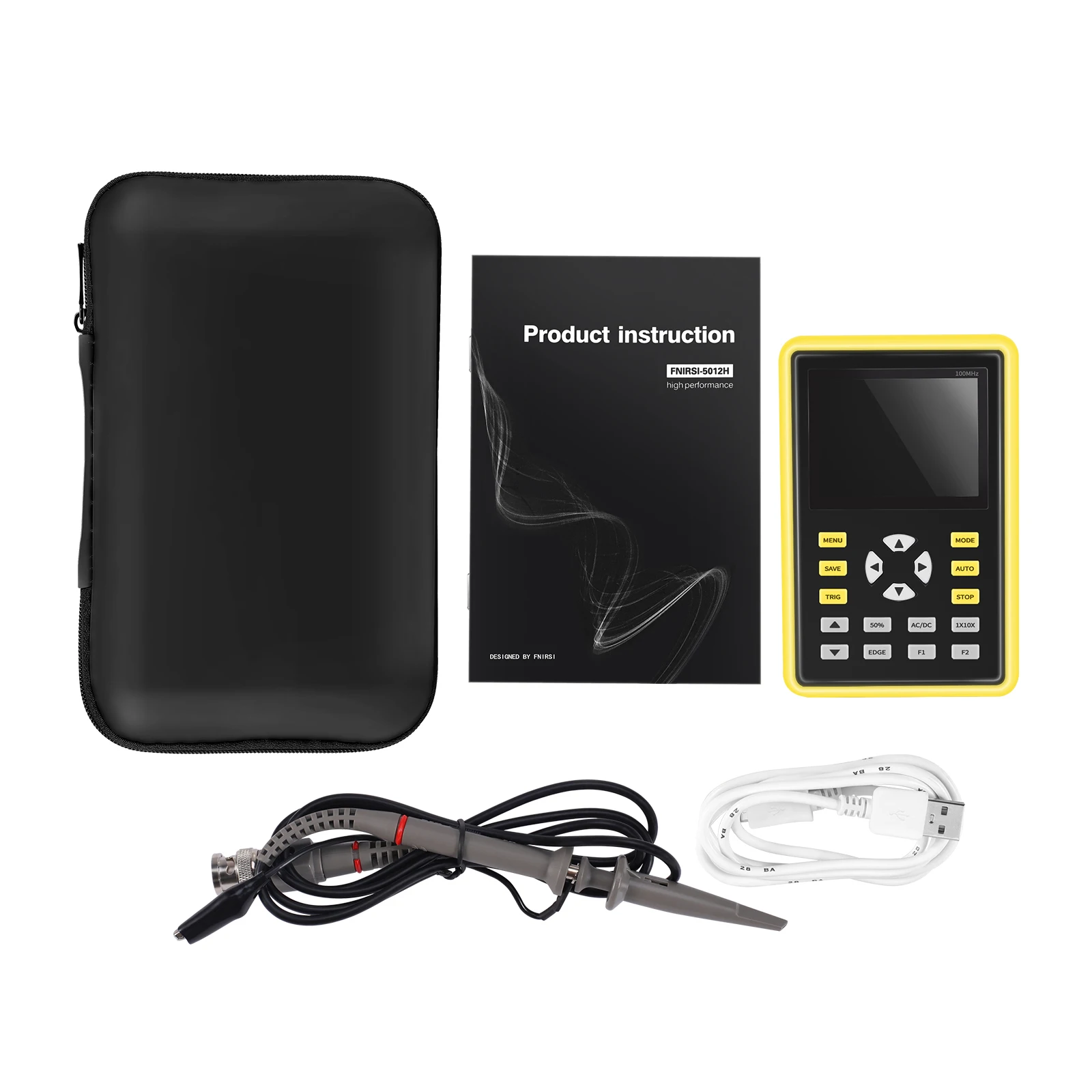 2.4-inch Screen Digital Oscilloscope 500MS/s Sampling Rate 100MHz Analog Bandwidth Support Waveform Storage Waveform Storage
2.4-inch Screen Digital Oscilloscope 500MS/s Sampling Rate 100MHz Analog Bandwidth Support Waveform Storage Waveform Storage