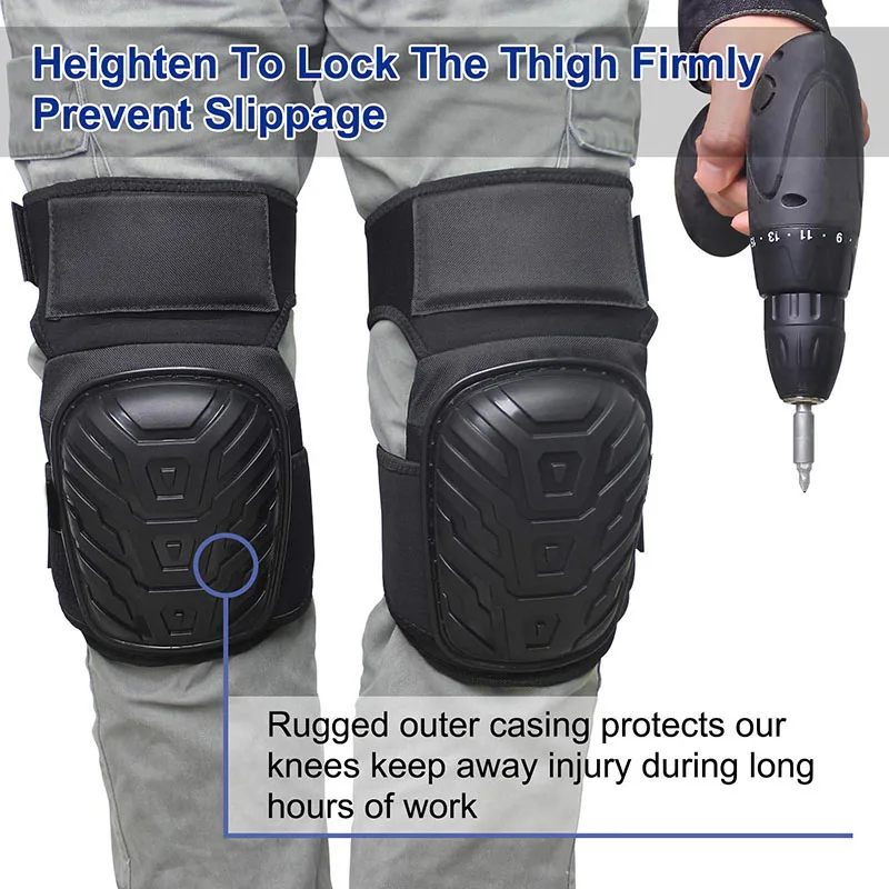 Work Knee Pads with Gel Padding Adjustable Straps Protect Good Shock And Cushioning Knee Pads for Gardening Construction Worker
Work Knee Pads with Gel Padding Adjustable Straps Protect Good Shock And Cushioning Knee Pads for Gardening Construction Worker