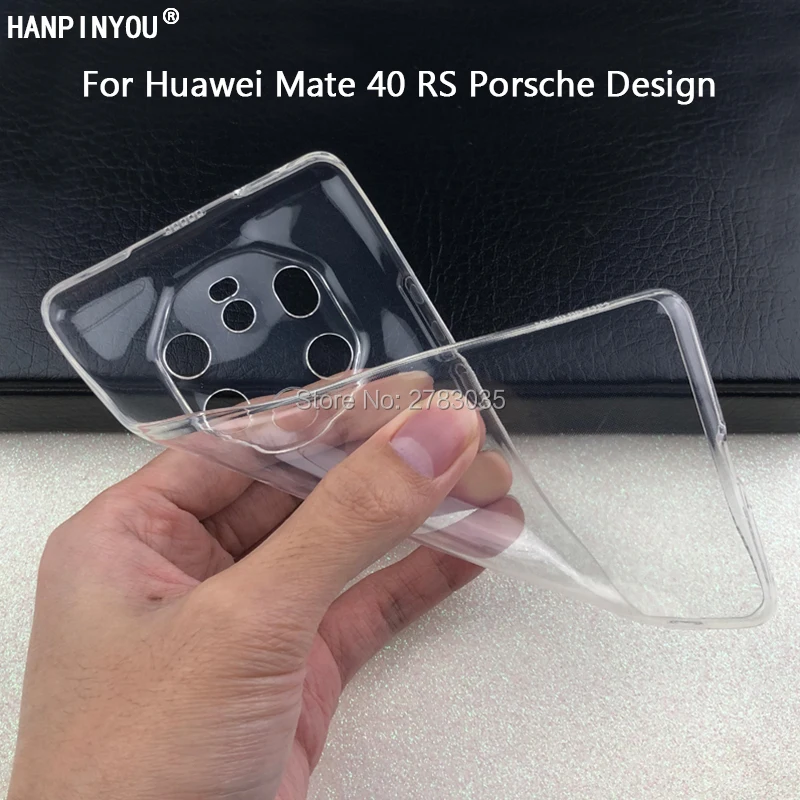 Тонкий прозрачный мягкий чехол из ТПУ для Huawei Mate 40 RS Porsche Design | Мобильные телефоны