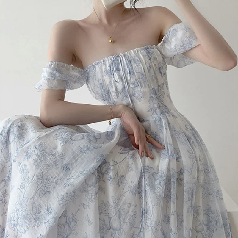 Floral Elegant Evening Party Midi Dresses Women Backless Sexy Beach Vintage Korean Dress Casual Boho Fairy Sundress Summer 2021 
Floral Elegant Evening Party Midi Dresses Women Backless Sexy Beach Vintage Korean Dress Casual Boho Fairy Sundress Summer 2021