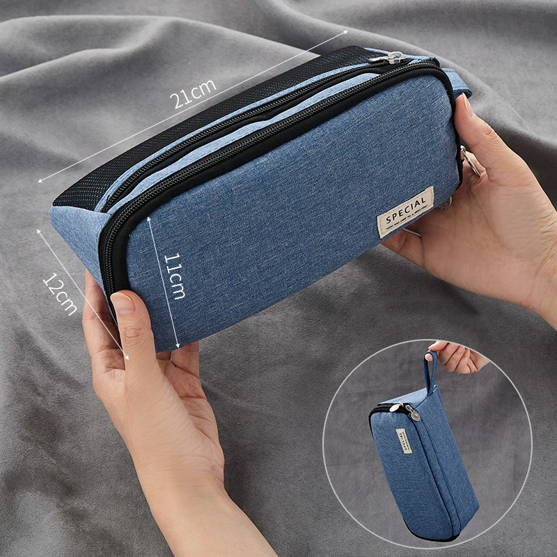 Angoo Triangular Pen Case Pencil Bag Large capacity Oxford Fabric Storage HandBag Pouch for Marker Pens Stationery School F852
Angoo Triangular Pen Case Pencil Bag Large capacity Oxford Fabric Storage HandBag Pouch for Marker Pens Stationery School F852