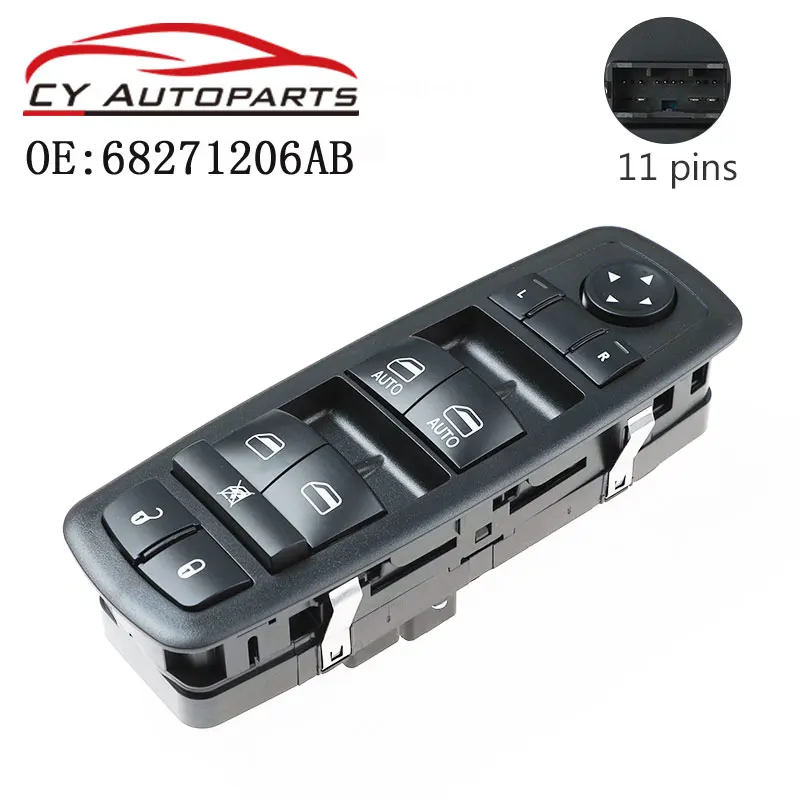 New Power Window Master Control Switch For 15-17 Cherokee Chrysler 200 68271206AB
New Power Window Master Control Switch For 15-17 Cherokee Chrysler 200 68271206AB