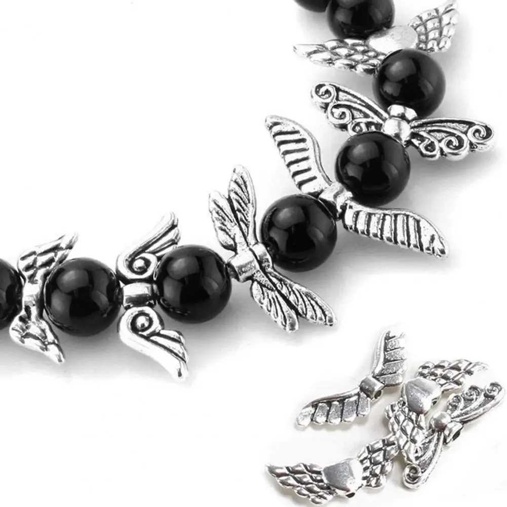 160Pcs Beads 8 Styles Wing Shape Antique Silver DIY Pendants Charms for Necklace Making
160Pcs Beads 8 Styles Wing Shape Antique Silver DIY Pendants Charms for Necklace Making