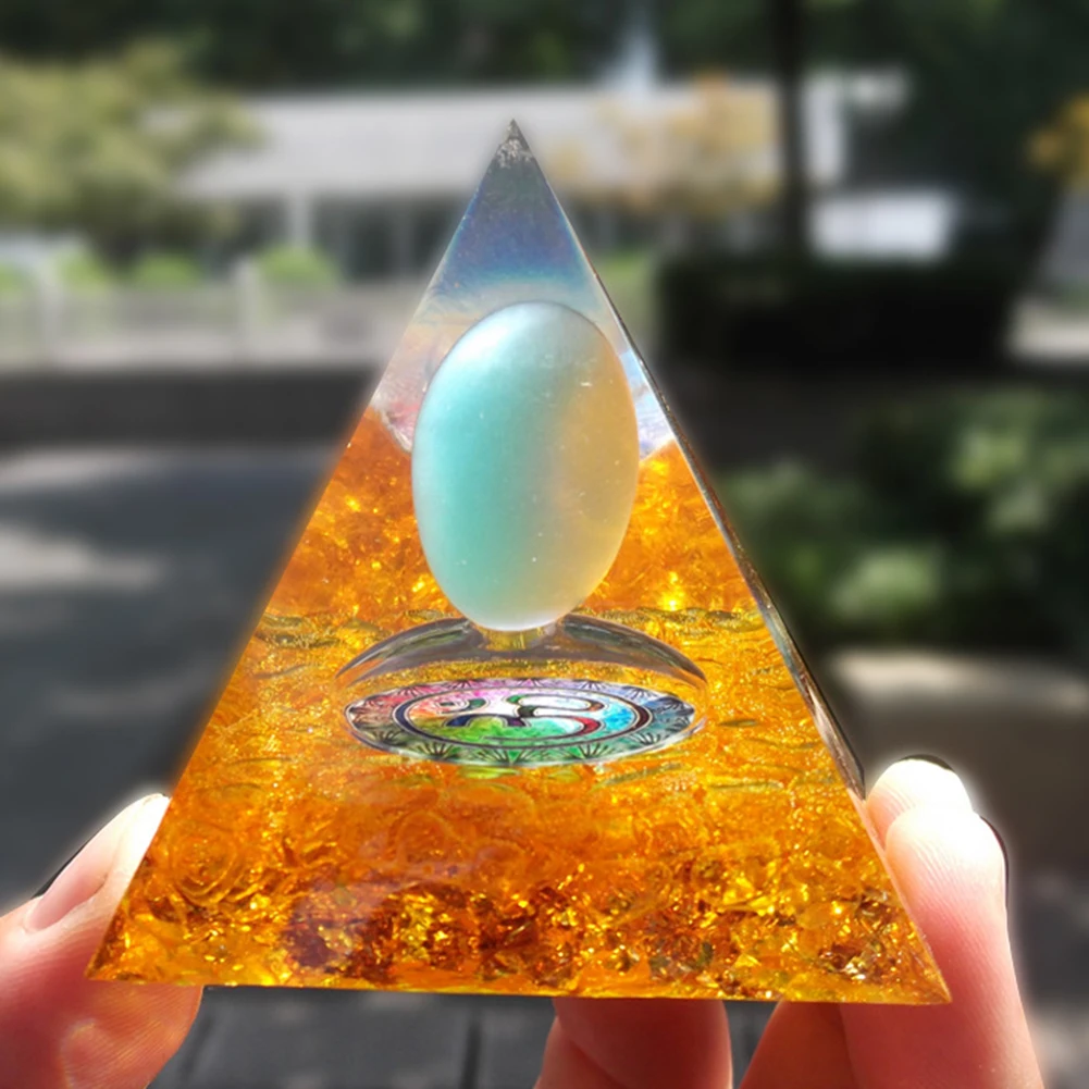 Orgonite Pyramid Healing Reiki Chakra Crystal Yoga Stone Energy Orgone Generator Blanacing EMF Protection Meditation
Orgonite Pyramid Healing Reiki Chakra Crystal Yoga Stone Energy Orgone Generator Blanacing EMF Protection Meditation
