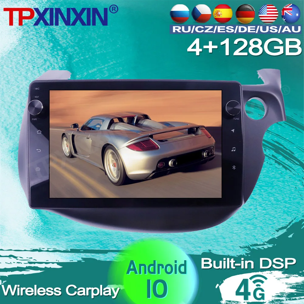 128G For Honda Fit 2008 2009 2010 2011 - 2013 Android 10 Car Radio Tape Multimedia video player GPS Navigation AI Vioce Control
128G For Honda Fit 2008 2009 2010 2011 - 2013 Android 10 Car Radio Tape Multimedia video player GPS Navigation AI Vioce Control