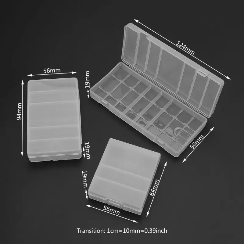 Hard Plastic Transparent Storage Box Case Cover Holder For AA / AAA Battery 
Hard Plastic Transparent Storage Box Case Cover Holder For AA / AAA Battery