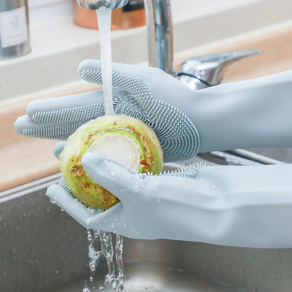 Dish Washing Gloves Silicone Dishes Cleaning Gloves With Cleaning Brush Kitchen Wash Housekeeping Scrubbing Gloves
Dish Washing Gloves Silicone Dishes Cleaning Gloves With Cleaning Brush Kitchen Wash Housekeeping Scrubbing Gloves