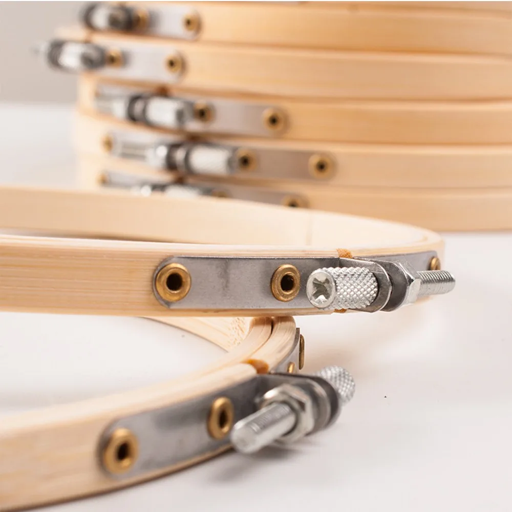 Sewing Clip Bamboo Frame Embroidery Hoop Ring DIY Knitting Needles Fusible Sewing Stitch Machine Round Loop Sewing Accessory
Sewing Clip Bamboo Frame Embroidery Hoop Ring DIY Knitting Needles Fusible Sewing Stitch Machine Round Loop Sewing Accessory