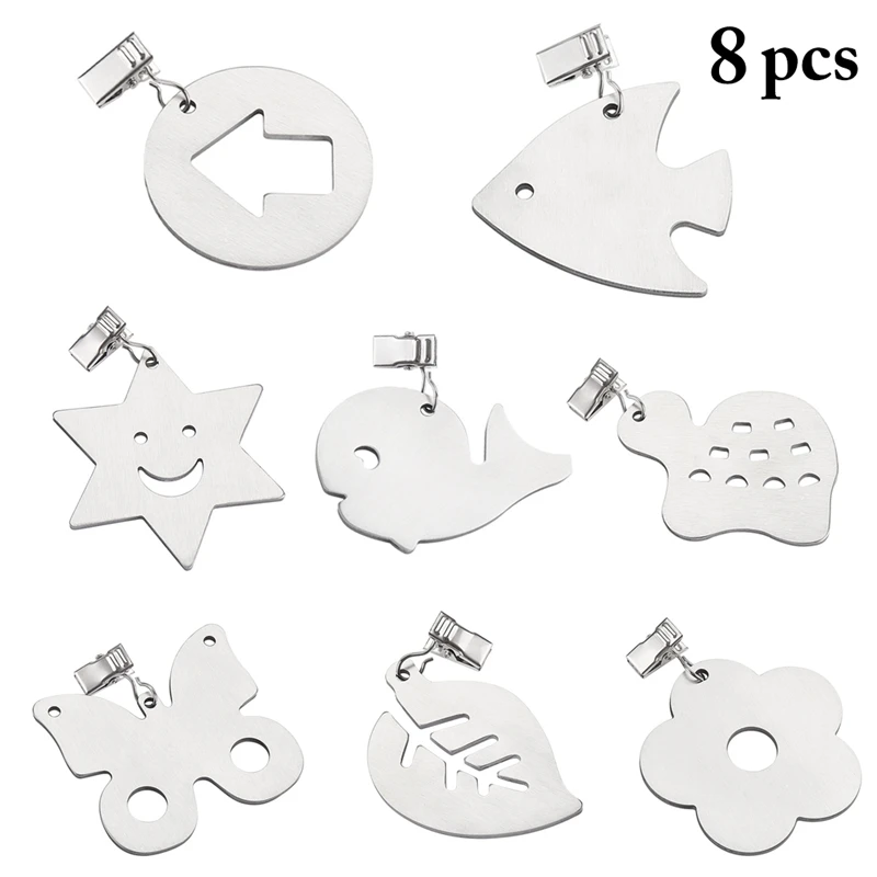 8Pcs Tablecloth Metal Clip Table Cover Weights Tablecloth Pendant Table Weights Hangers Table Decoration kitchen Accessories 
8Pcs Tablecloth Metal Clip Table Cover Weights Tablecloth Pendant Table Weights Hangers Table Decoration kitchen Accessories