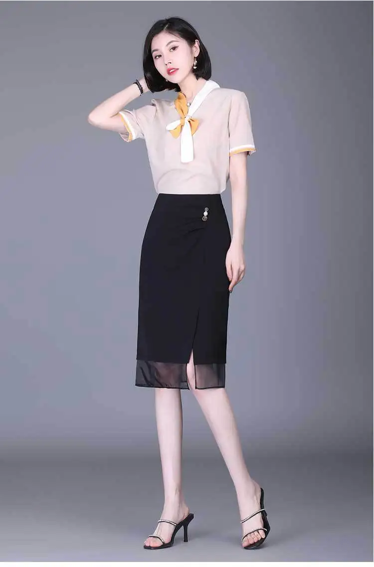 Slit Mesh Splice Bodycon Pencil Skirt 2021 Summer Women High Waist Slim Casual Plus Size Black Knee-length Formal Work Skirts
Slit Mesh Splice Bodycon Pencil Skirt 2021 Summer Women High Waist Slim Casual Plus Size Black Knee-length Formal Work Skirts