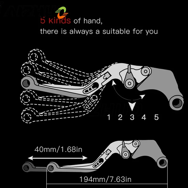 

Motorcycle CNC Accessories Folding Extendable Brake Clutch Levers FOR BMW R1200RS R1200 RS 2015 2016 2017 2018 Handle Grips Ends