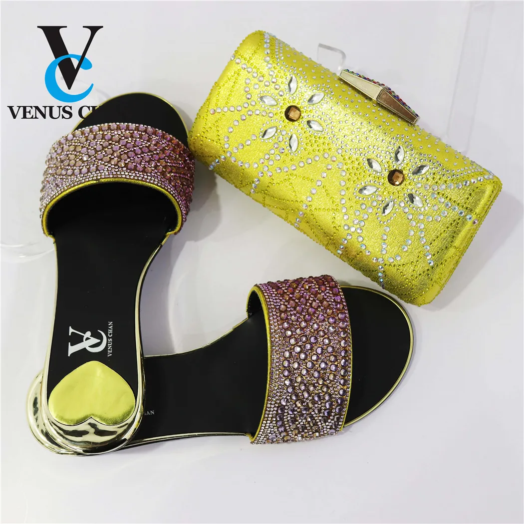 Dark Yellow Color Specials Design Nigerian Women Shoes and Bag Set High Quality Mature Ladies Sandals for Wedding 2021
Dark Yellow Color Specials Design Nigerian Women Shoes and Bag Set High Quality Mature Ladies Sandals for Wedding 2021