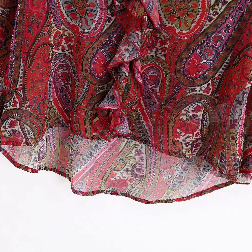 Fall 2019 Women's New Fashion V-collar Long-sleeve Printed Chiffon Drop Thin Shirt 07846231330
Fall 2019 Women's New Fashion V-collar Long-sleeve Printed Chiffon Drop Thin Shirt 07846231330